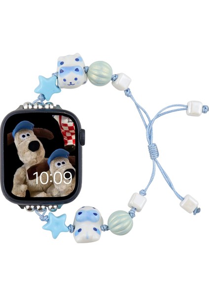 Apple Watch Ultra 2 Ultra 49MM / Series 9 8 7 45MM / 6 5 4 Se (2022) Se (2023) Se 44MM Kayış Seramik Boncuklu Bilezik (Yurt Dışından) fiyatları
