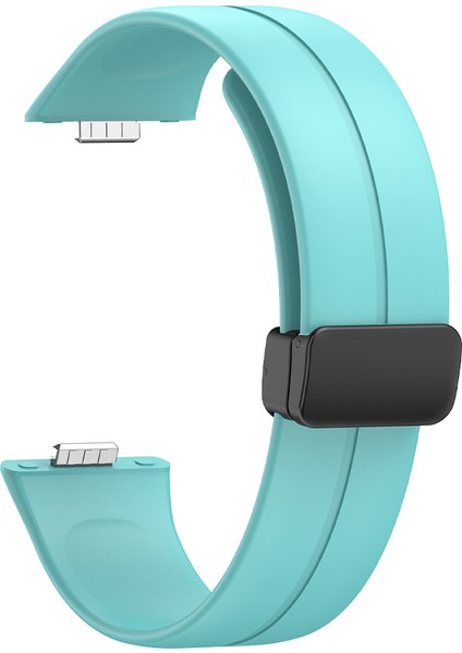 Huawei Watch Fit 3 Silikon Kayış Manyetik Katlanır Toka Watch Band (Yurt Dışından)