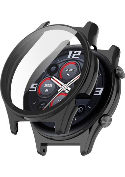 Honor Watch Gs 4 Watch Çerçeve Kapak Temperli Cam Ekran Filmi ile Sert Pc Kılıfı (Yurt Dışından)