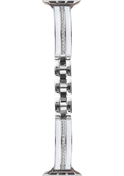Apple Watch Ultra 2 Ultra 49MM / Series 9 8 7 45MM / 6 5 4 Se (2022) Se (2023) Se 44MM Watch Bandı Epoksi Metal Kayış (Yurt Dışından)