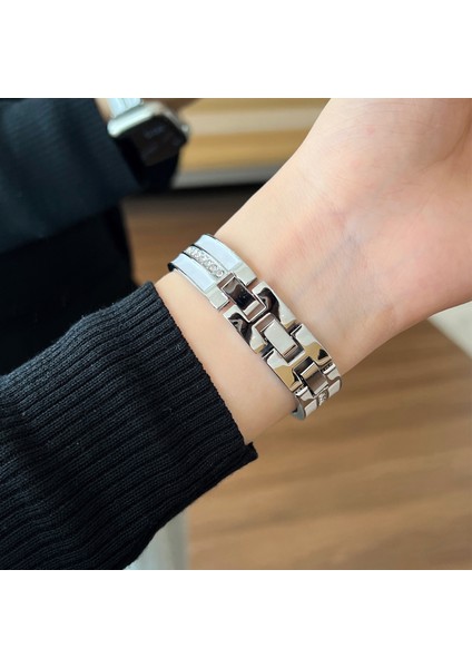 Apple Watch Ultra 2 Ultra 49MM / Series 9 8 7 45MM / 6 5 4 Se (2022) Se (2023) Se 44MM Watch Bandı Epoksi Metal Kayış (Yurt Dışından)