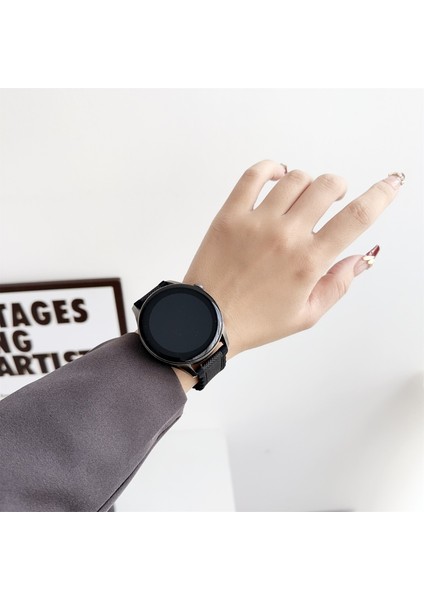 Samsung Galaxy Watch 3 / Huawei Watch Gt 4 Naylon Yedek Kordonlu Saat (Yurt Dışından) fiyatları