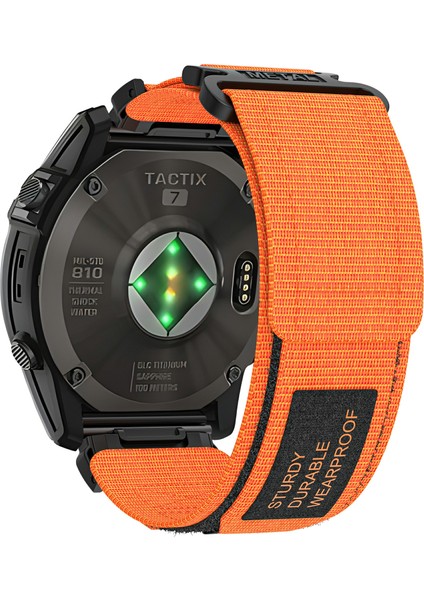 Garmin Fenix 7 / Forerunner 965/955/945/935 Watch Band Sağlam Naylon Spor Kayışı (Yurt Dışından)