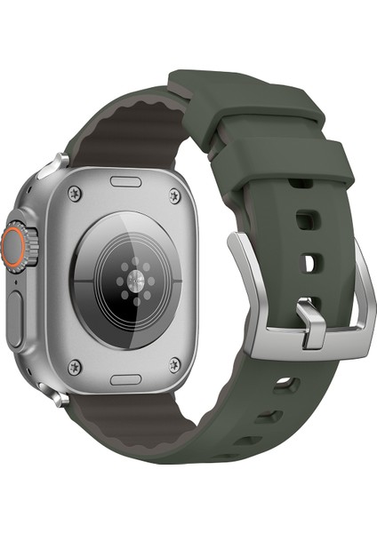 Apple Watch Series 9 8 7 41MM / 6 5 4 Se (2022) Se (2023) Se 40MM Silikon Watch Bandı (Yurt Dışından)