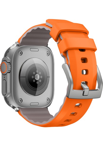 Apple Watch Series 9 8 7 41MM / 6 5 4 Se (2022) Se (2023) Se 40MM Silikon Watch Bandı (Yurt Dışından)