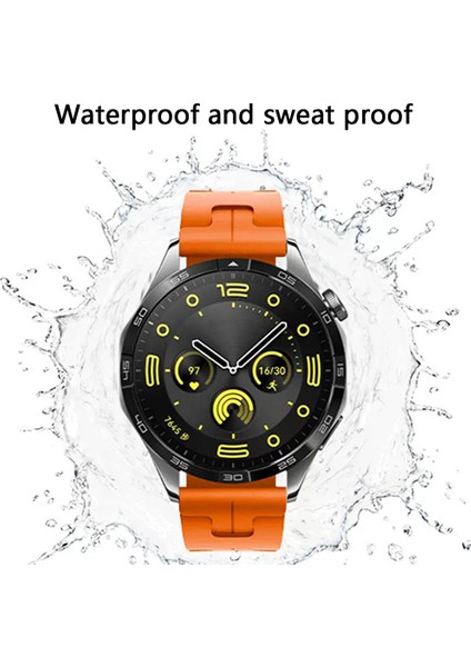 Huawei Watch Gt 4 / Gt 3 / Gt 2 46MM Su Geçirmez Kayış 22MM Sıvı Silikon Saat Bandı (Yurt Dışından) fiyatları