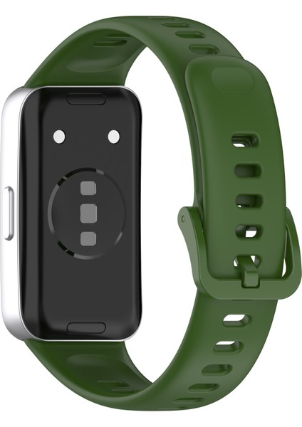 Huawei Band 8/8 Nfc / 9/9 Nfc Parlak Silikon Watch Kayışı Yedek Kordonlu Watch (Yurt Dışından)