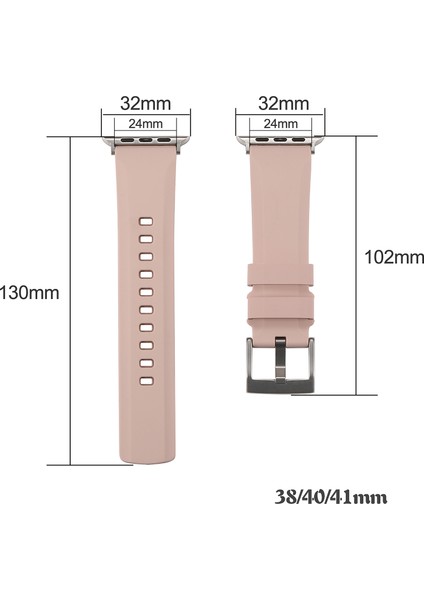 Apple Watch Series 9 8 7 41MM / 6 5 4 Se (2022) Se (2023) Se 40MM Silikon Watch Bandı (Yurt Dışından) modelleri