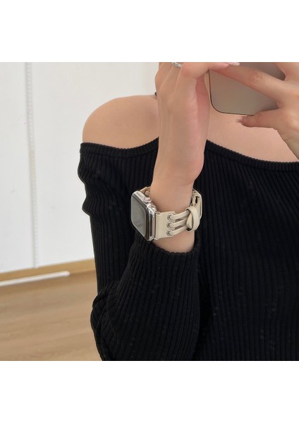 Apple Watch Series 9 8 7 41MM / 6 5 4 40MM Hakiki Inek Deri Watch Band (Yurt Dışından) modelleri