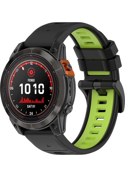 Garmin Fenix 5 / 5x / 6x / 7x Çift Color Silikon Kordonlu Saat (Yurt Dışından) fiyatları