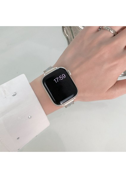 Apple Watch Series Parıltılı Kalp Saat Kayışı 9 8 7 41MM / 6 5 4 40MM (Yurt Dışından) modelleri
