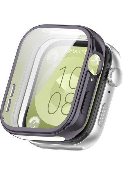 Huawei Watch Fit 3 Galvanik Tpu Tam Koruma Watch Kapağı (Yurt Dışından)