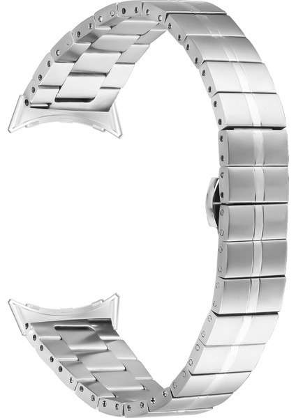 Google Pixel Watch / Watch 2 Paslanmaz Çelik Watch Kayışı Bileklik (Yurt Dışından)