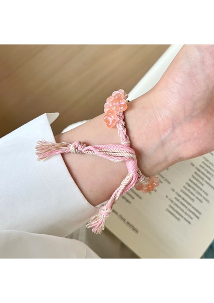 Apple Watch Series 9 8 7 41MM / 6 5 4 Se (2023) Se (2022) Se 40MM Örgülü Halat Bilezik Watch Kayışı (Yurt Dışından) fırsatları