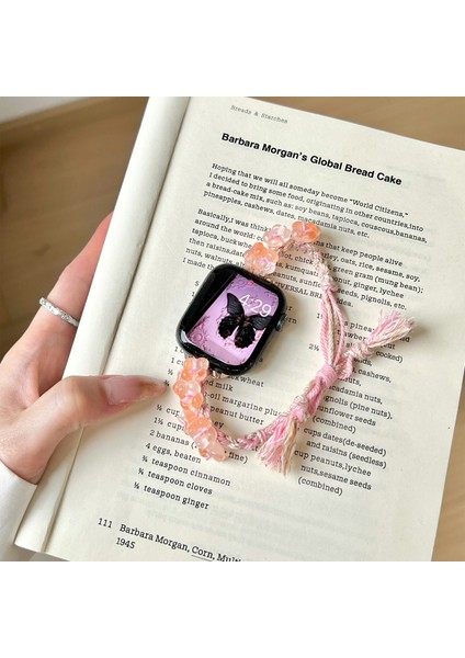 Apple Watch Series 9 8 7 41MM / 6 5 4 Se (2023) Se (2022) Se 40MM Örgülü Halat Bilezik Watch Kayışı (Yurt Dışından) indirimleri