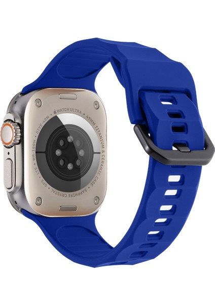 Apple Watch Ultra 2 Ultra 49MM / 9 8 7 45MM / 6 5 4 Se (2022) Se (2023) Se 44MM Silikon Watch Kayışı (Yurt Dışından)