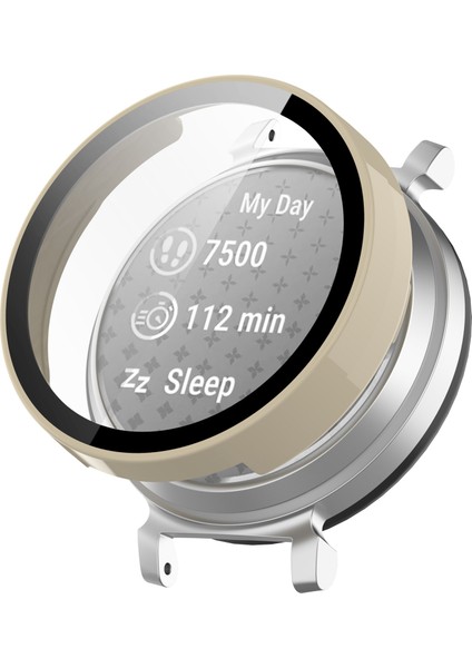 Garmin Lily 2 Sert Pc Watch Koruma Kılıfı Temperli Cam Ekran Filmi (Yurt Dışından)