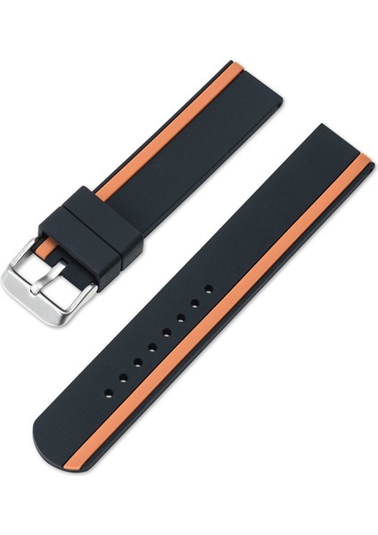 Huawei Watch Gt 2/3/3 Pro / Samsung Galaxy Watch6 Classic Yedek Kayış Çift Renkli Silikon Watch Bandı (Yurt Dışından) indirimleri