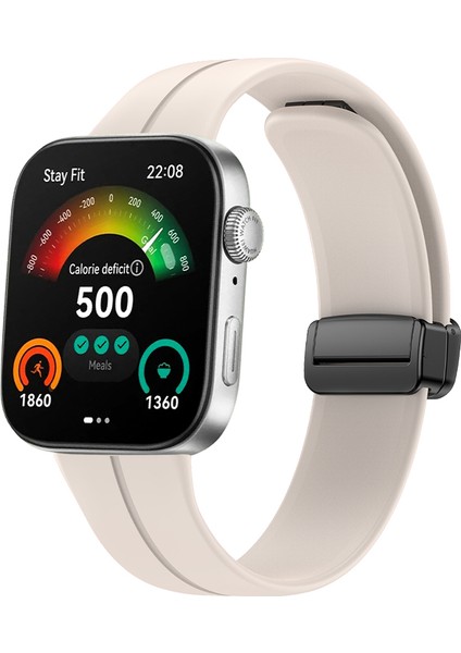 Huawei Watch Fit 3 Silikon Kayış Manyetik Katlanır Toka Watch Band (Yurt Dışından) fırsatları