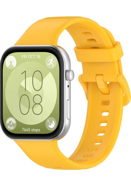 Huawei Watch Fit 3 Silikon Kayış Spor Kordonlu Watch Değiştirme (Yurt Dışından) indirimleri