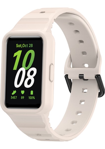 Samsung Galaxy Fit3 Watch Bilezik Yumuşak Silikon Entegre Kayış Değiştirme (Yurt Dışından)