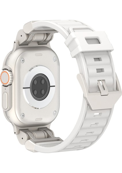 Apple Watch Ultra 2 Ultra 49MM / 9 8 7 45MM / 6 5 4 Se (2023) Se (2022) Se 44MM Silikon Watch Kayışı (Yurt Dışından)