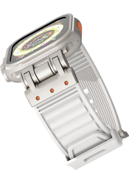 Apple Watch Ultra 2 Ultra 49MM / 9 8 7 45MM / 6 5 4 Se (2023) Se (2022) Se 44MM Silikon Watch Kayışı (Yurt Dışından) modelleri