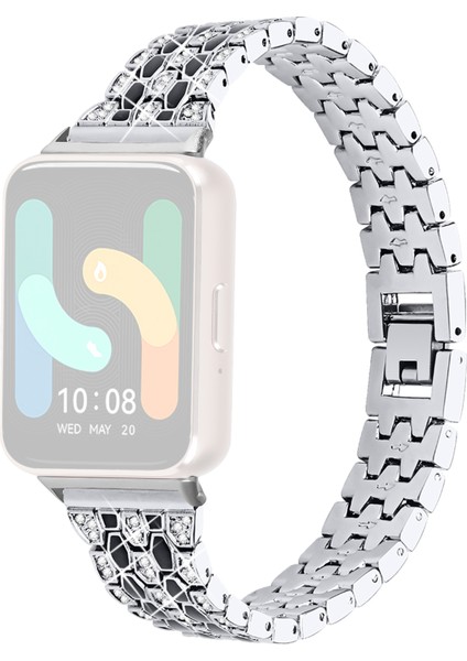 Samsung Galaxy Fit3 SM-R390 Metal Watch Band Yedek Kayış (Yurt Dışından)
