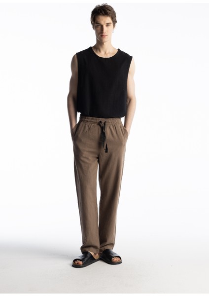 Inclusıve Keten Pantolon