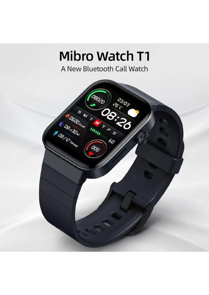 Mibro Watch T1 1. 6 Inç Amoled Hd Ekran 2 Atm Sesli Görüşme Özellikli Akıllı Saat Siyah modelleri