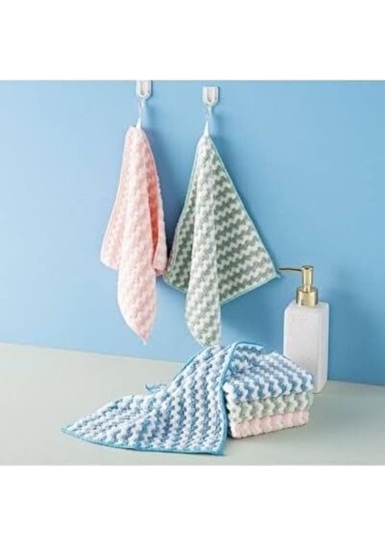 Pofuduk Mikrofiber Banyo,mutfak Vb.temizlik Bezi 3 Lü