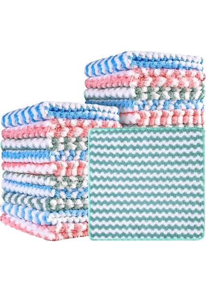 Pofuduk Mikrofiber Banyo,mutfak Vb.temizlik Bezi 3 Lü