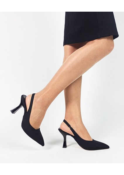 Siyah Renk Kadeh Topuk Kadın Abiye Ayakkabı fiyatları