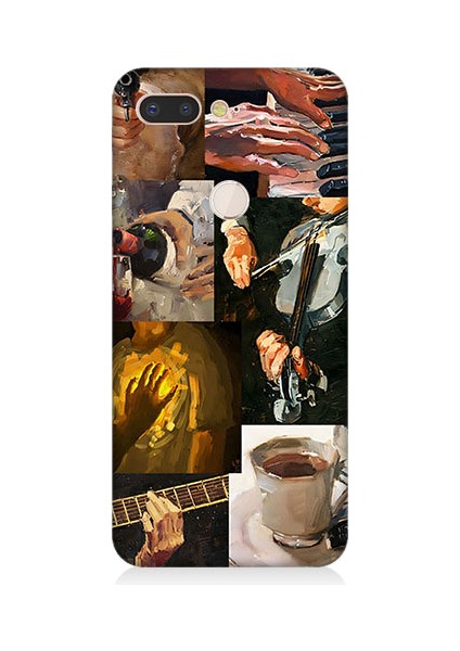 General Mobile Gm9 Pro Uyumlu Sanat Kolleksiyonu Desenli Silikon Kılıf