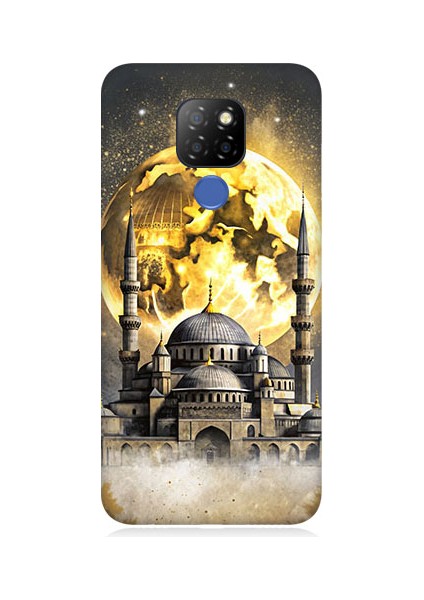 General Mobile GM20 Uyumlu Ay ve Cami Desenli Silikon Kılıf