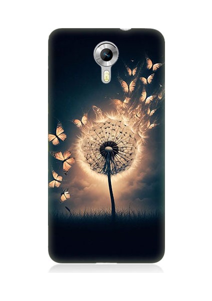 General Mobile Discovery 4g Uyumlu Üfleyen Çiçek Desenli Silikon Kılıf