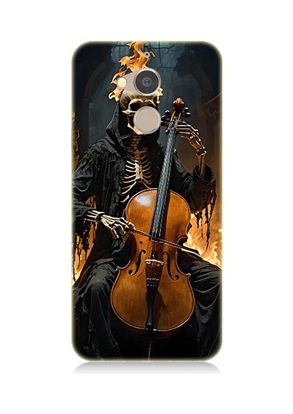 General Mobile Gm8 Uyumlu Iskelet Çello Desenli Silikon Kılıf