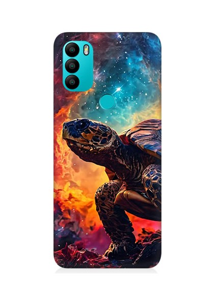 General Mobile GM21 Plus Uyumlu Galaktik Kaplumbağa Desenli Silikon Kılıf