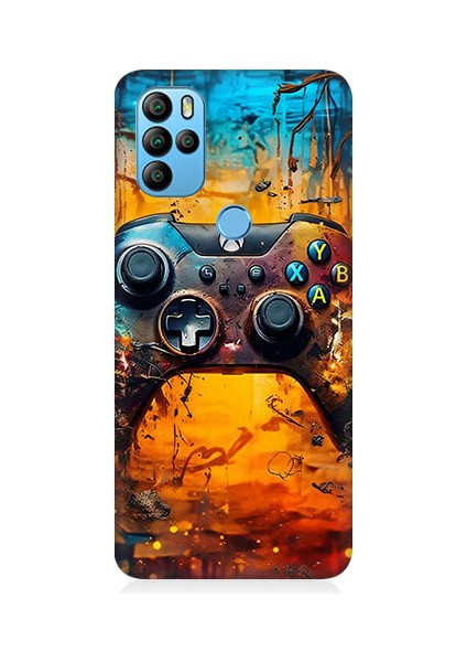General Mobile GM21 Pro Uyumlu Oyun Konsolu Desenli Silikon Kılıf
