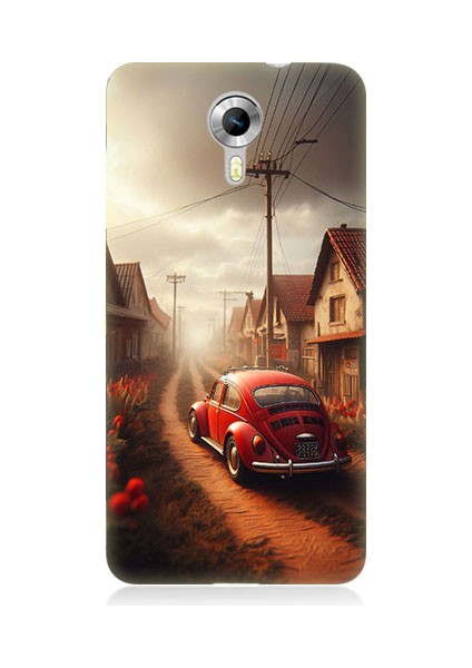 General Mobile Discovery 4g Uyumlu Köy Yolu Desenli Silikon Kılıf