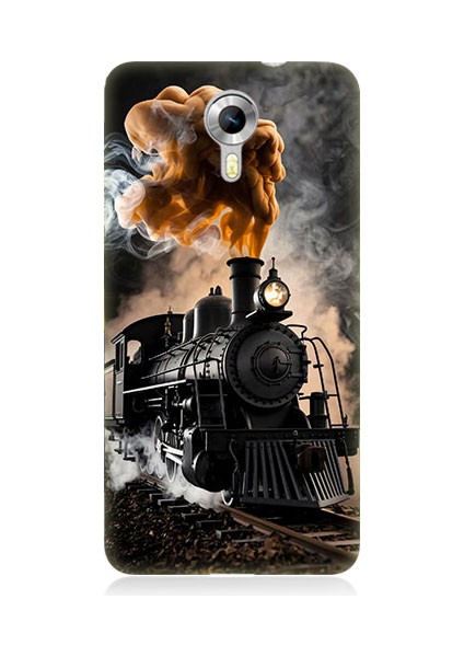 General Mobile Discovery 4g Uyumlu Kara Tren Desenli Silikon Kılıf