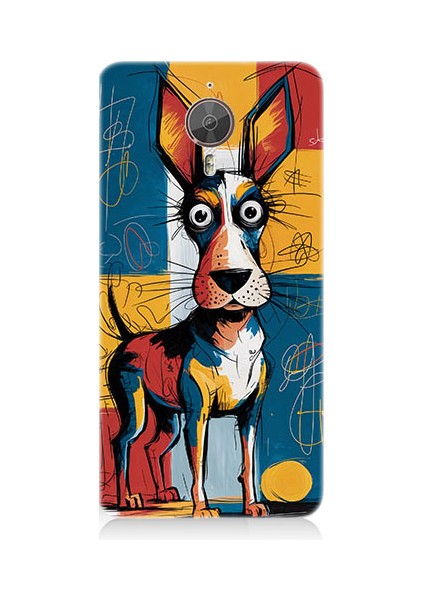 General Mobile Gm5 Plus Uyumlu Çizgi Köpek Desenli Silikon Kılıf