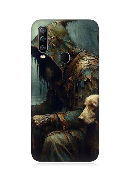 General Mobile GM20 Pro Uyumlu Hüzünlü Adam Desenli Silikon Kılıf