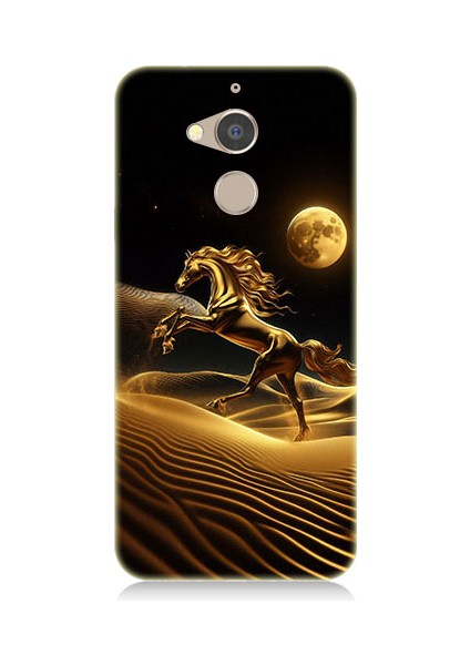 General Mobile Gm8 Uyumlu Çöl Atı Desenli Silikon Kılıf