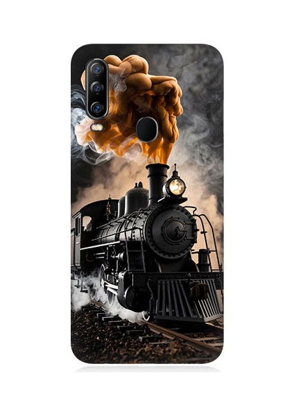 General Mobile GM20 Pro Uyumlu Kara Tren Desenli Silikon Kılıf