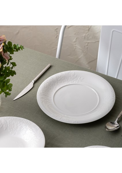 Istanbul Porselen Manolya Servis Tabağı 26 cm