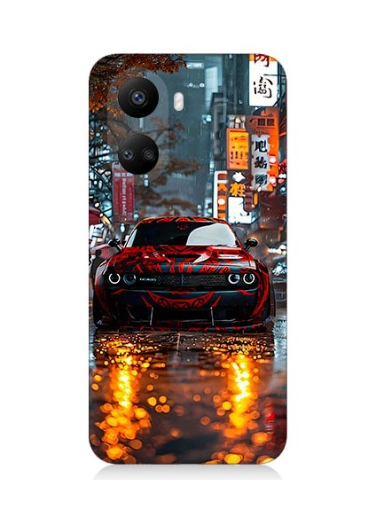 Huawei Nova 10 Se Uyumlu Gece Araba Desenli Silikon Kılıf