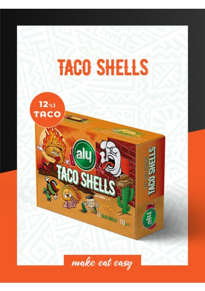 Taco Shells 12'li Paket 135g