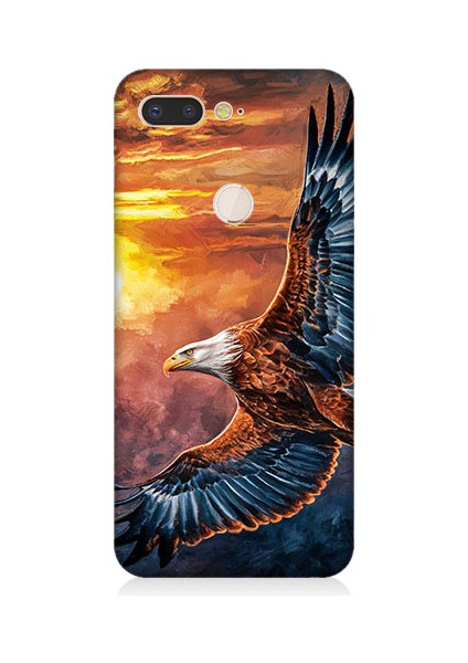 General Mobile Gm9 Pro Uyumlu Kartal Uçuşu Desenli Silikon Kılıf