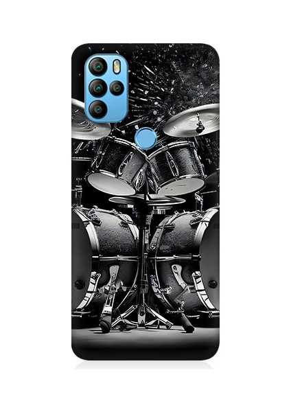 General Mobile GM21 Pro Uyumlu Davul Seti Desenli Silikon Kılıf
